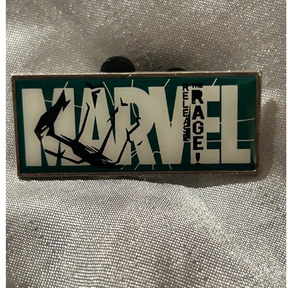 Marvel Release the Rage Hulk Enamel Pin Shanghai Disney Resort 2021 Logo